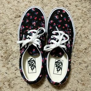 Vans ditsy floral era sz 7